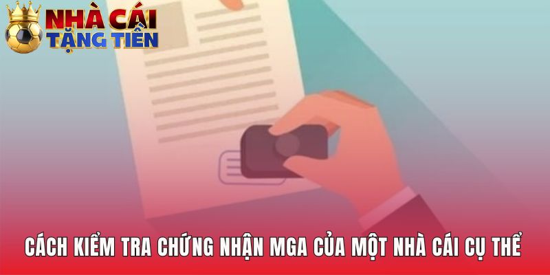 Xác thực giấy phép tại trang đăng ký chính thức của cơ quan